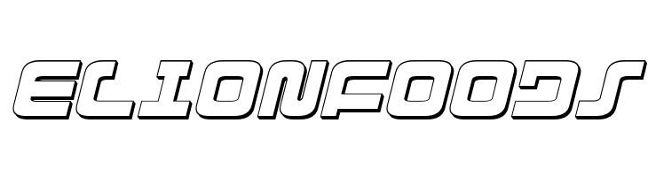 Exedore 3D Italic  Free Fonts Download