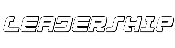 Exedore 3D Italic  Free Fonts Download