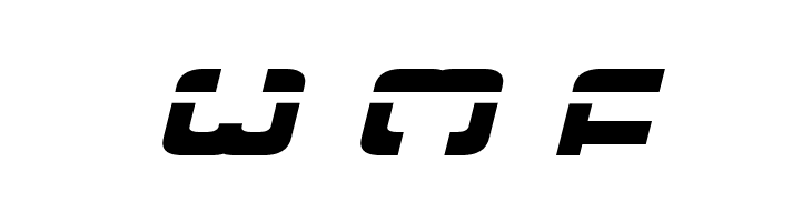 Exedore Laser Italic  Free Fonts Download