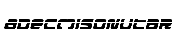 Exedore Laser Exp Italic  Free Fonts Download