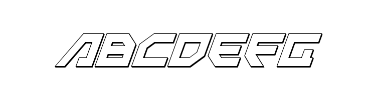 Metal Storm 3D Italic  Free Fonts Download