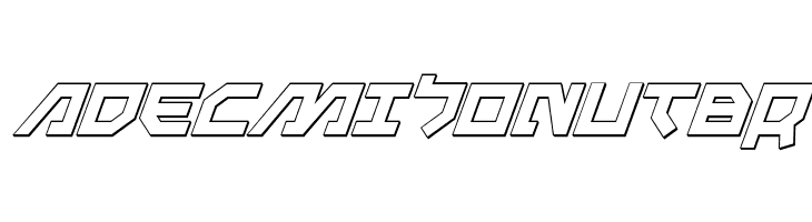 Metal Storm 3D Italic  Free Fonts Download