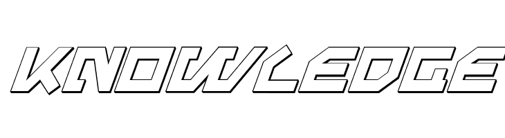 Metal Storm 3D Italic  Free Fonts Download