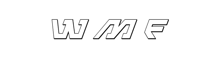 Metal Storm 3D Italic  Free Fonts Download