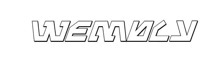 Metal Storm 3D Italic  Free Fonts Download