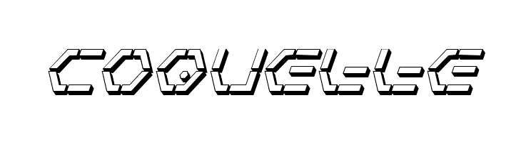 Zeta Sentry 3D Italic  Free Fonts Download