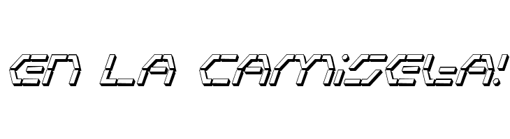 Zeta Sentry 3D Italic  Free Fonts Download