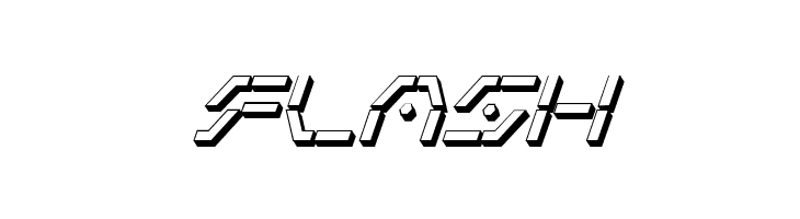 Zeta Sentry 3D Italic  Free Fonts Download