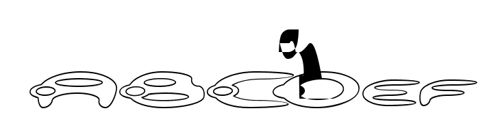 alienation Outline  Free Fonts Download