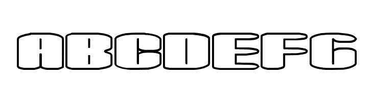 Spacious Outline BRK  Free Fonts Download