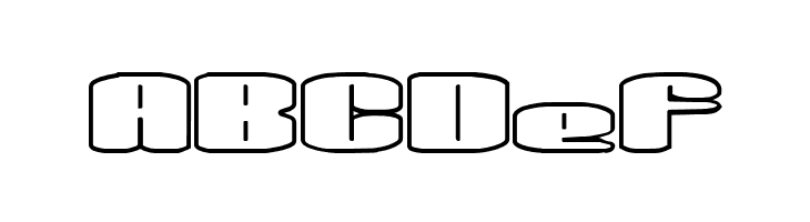 Spacious Outline BRK  Free Fonts Download