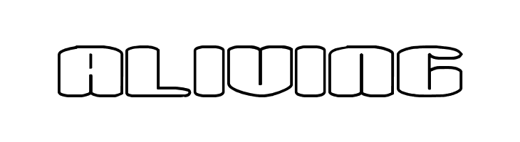 Spacious Outline BRK  Free Fonts Download