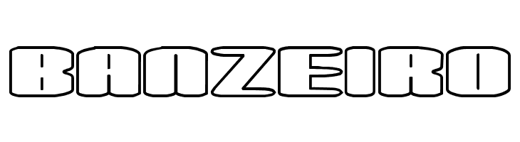 Spacious Outline BRK  Free Fonts Download