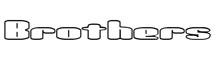 Spacious Outline BRK  Free Fonts Download