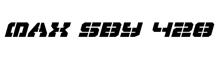 Vyper Bold Expanded Italic  Free Fonts Download