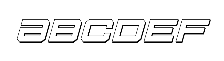 U.S.S. Dallas Outline Italic  Free Fonts Download