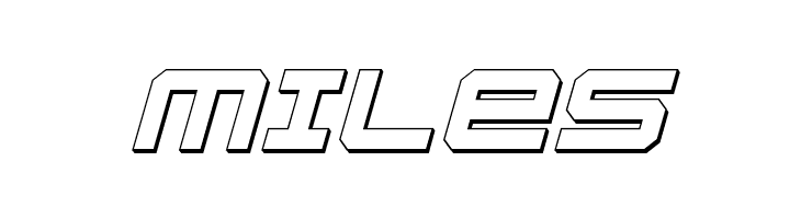 U.S.S. Dallas Outline Italic  Free Fonts Download