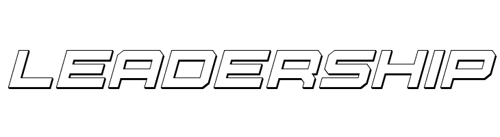 U.S.S. Dallas Outline Italic  Free Fonts Download