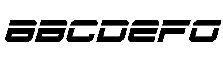 U.S.S. Dallas Laser Italic  Free Fonts Download