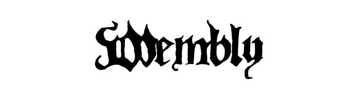 Blackletter HPLHS  Free Fonts Download