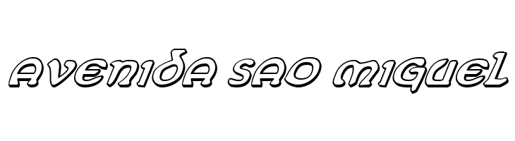 Erin Go Bragh 3D Italic  Free Fonts Download