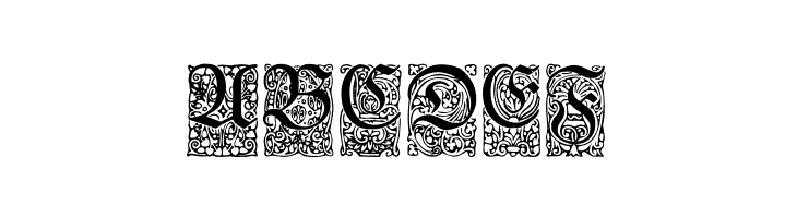 Unger-Fraktur Zierbuchstaben  Free Fonts Download