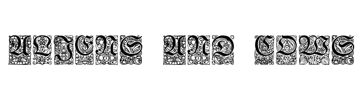 Unger-Fraktur Zierbuchstaben  Free Fonts Download