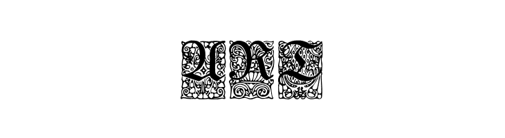 Unger-Fraktur Zierbuchstaben  Free Fonts Download