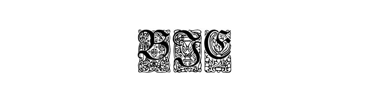 Unger-Fraktur Zierbuchstaben  Free Fonts Download
