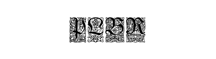 Unger-Fraktur Zierbuchstaben  Free Fonts Download