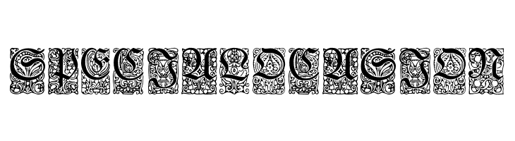 Unger-Fraktur Zierbuchstaben  Free Fonts Download