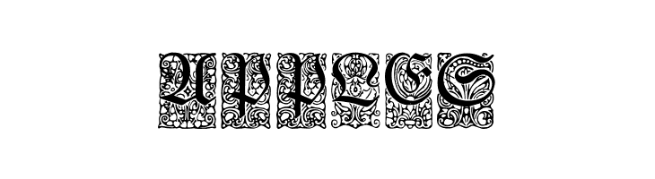 Unger-Fraktur Zierbuchstaben  Free Fonts Download