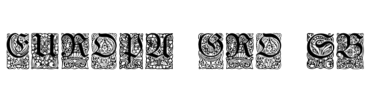 Unger-Fraktur Zierbuchstaben  Free Fonts Download