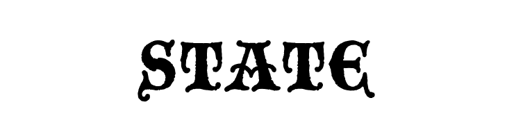 STATE BlackwoodCastle Font