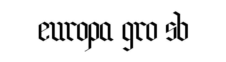 Bensch Gothic  Free Fonts Download