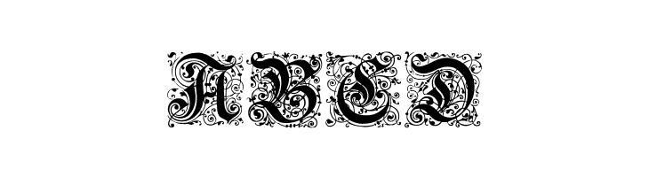 Kanzlei-Initialen  Free Fonts Download