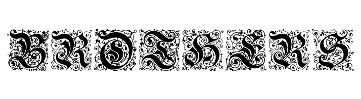 Kanzlei-Initialen  Free Fonts Download