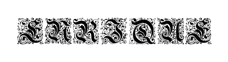 Kanzlei-Initialen  Free Fonts Download