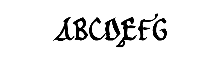 12th c. Abbey  Free Fonts Download