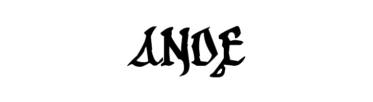 12th c. Abbey  Free Fonts Download
