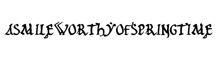 12th c. Abbey  Free Fonts Download
