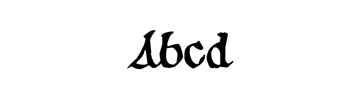 12th c. Abbey  Free Fonts Download
