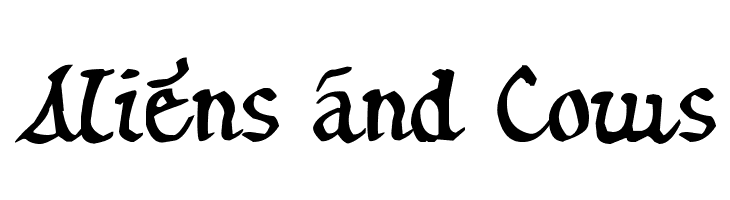 12th c. Abbey  Free Fonts Download