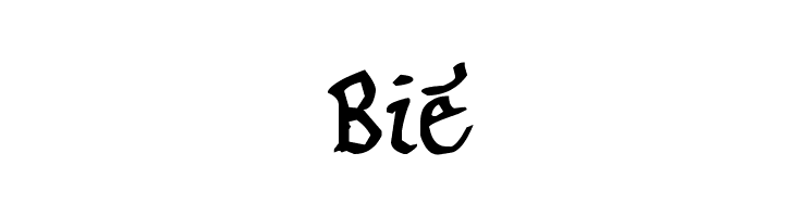 12th c. Abbey  Free Fonts Download