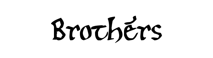 12th c. Abbey  Free Fonts Download