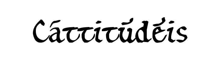 12th c. Abbey  Free Fonts Download