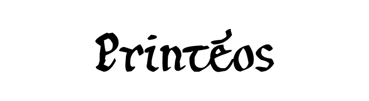 12th c. Abbey  Free Fonts Download