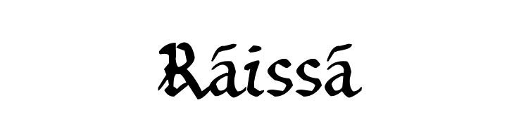 12th c. Abbey  Free Fonts Download