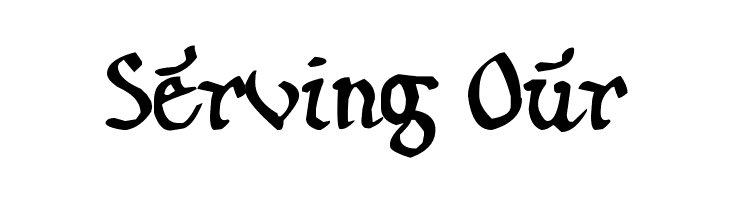 12th c. Abbey  Free Fonts Download