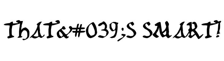 12th c. Abbey  Free Fonts Download